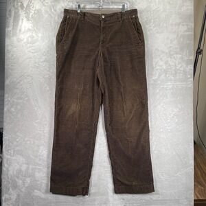 The North Face Pants men's 36x34 Corduroy Workwear Chino Relaxed Outdoor Brown
